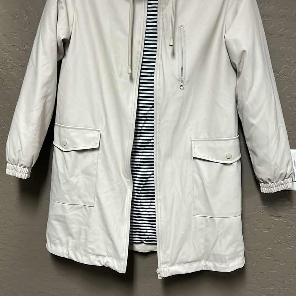 Zara Outerwear Viscose Nylon Hooded jacket Size S - Picture 4 of 12